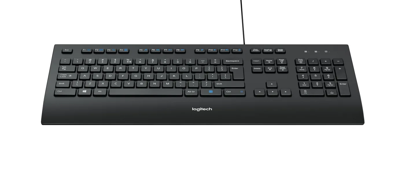 Logitech CORDED KEYBOARD K280E/US INTL LAYOUT — klawiatura