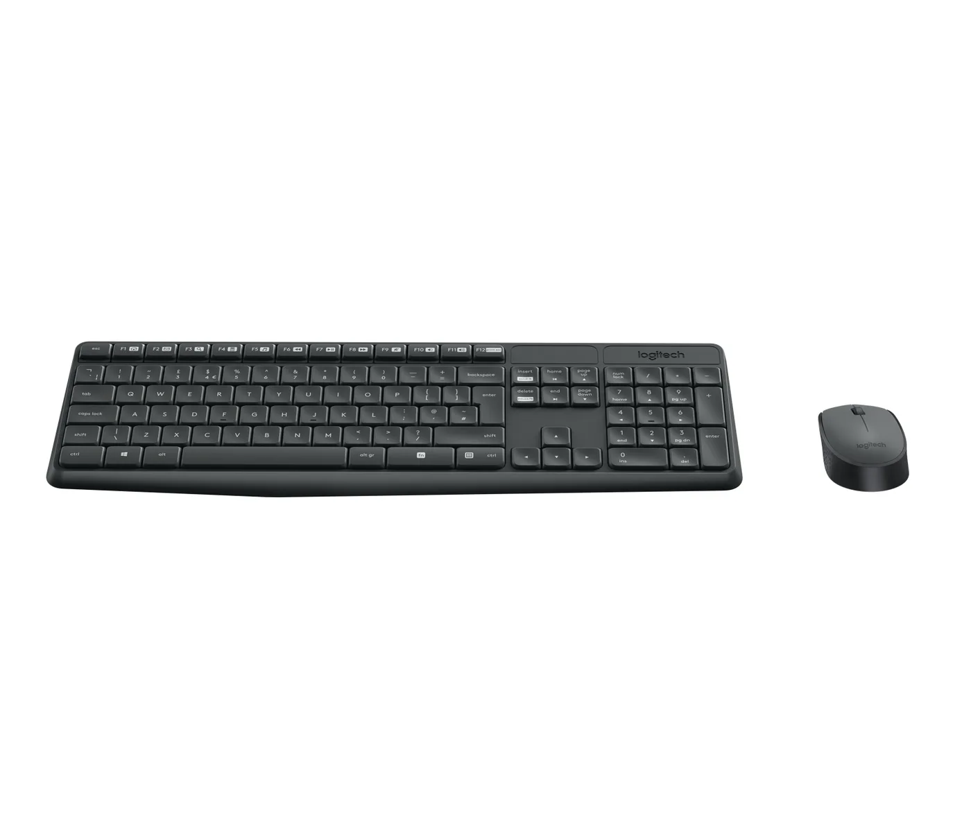 Logitech MK235 WIRELESS KEYBOARD / MOUSE/GREY-ITA-2.4GHZ-MEDITER — klawiatura