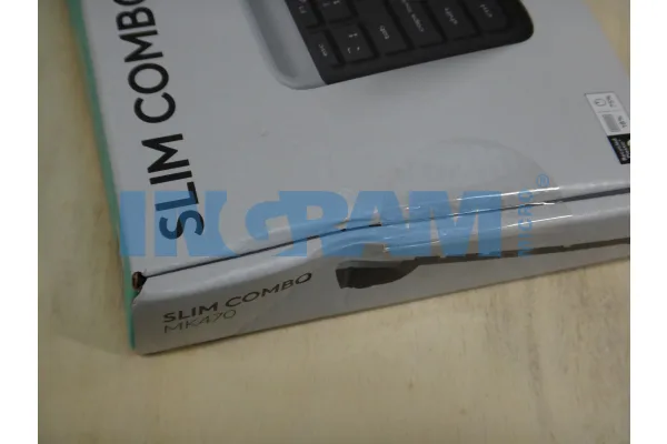 Logitech MK470 SLIM WRLS KEYB + MOUSE/COMBO GRAPHITE - US INTL — klawiatura