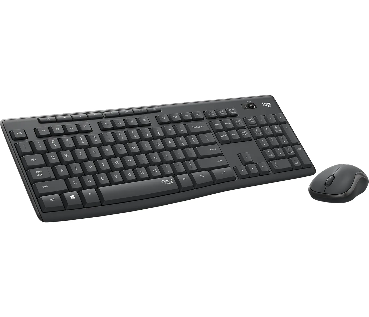 Logitech MK295 SILENT WIRELESS COMBO/GRAPHITE - US INTL - INTNL — klawiatura