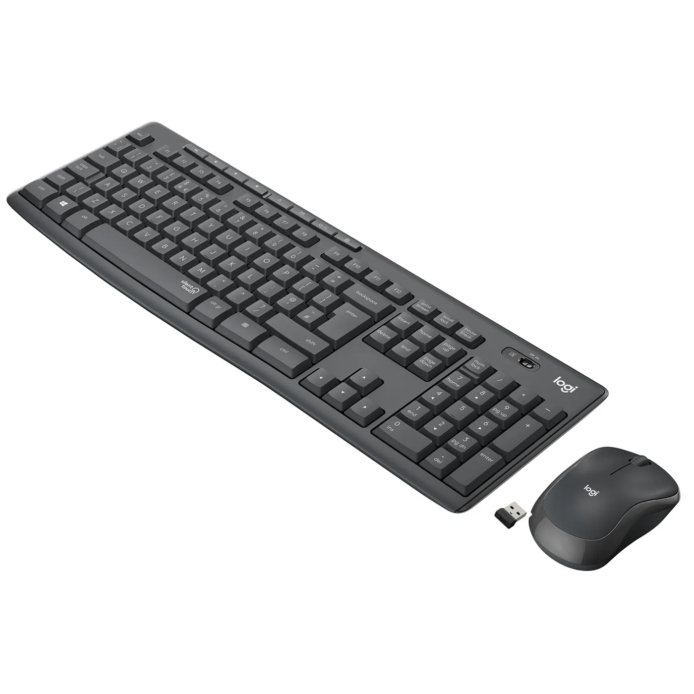 Logitech MK295 SILENT WIRELESS COMBO/GRAPHITE - NLB - INTNL — klawiatura