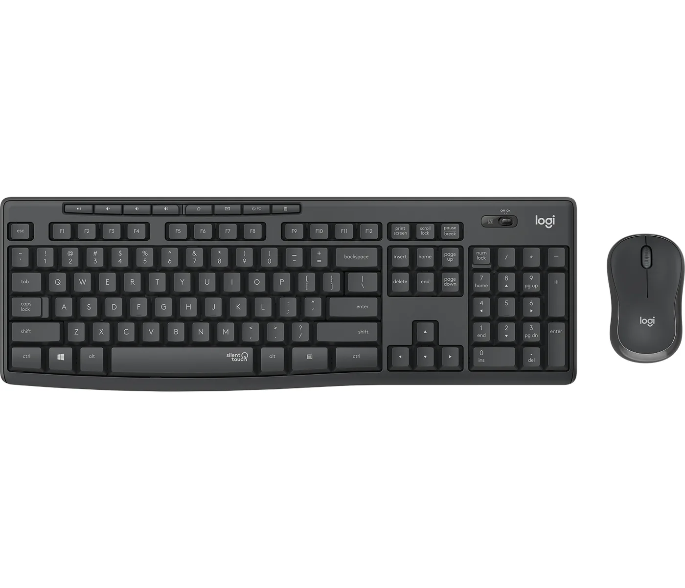 Logitech MK295 SILENT WIRELESS COMBO/GRAPHITE - HUN - INTNL — klawiatura