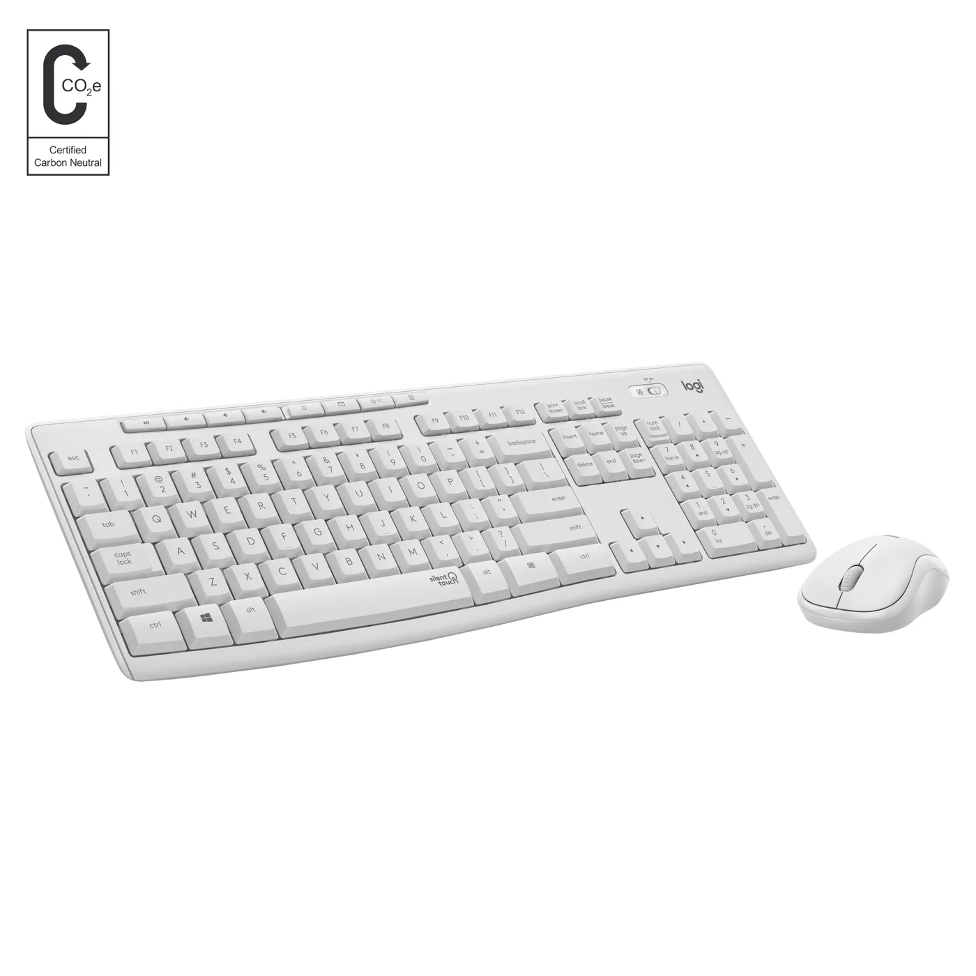 Logitech MK295 SILENT WIRELESS COMBO/OFF WHITE - CH - CENTRAL — klawiatura