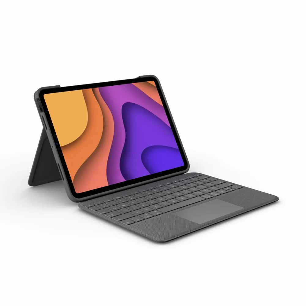 Logitech FOLIO TOUCH IPAD AIR 4TH GEN/OXFORD GREY DEU CENTRAL — klawiatura