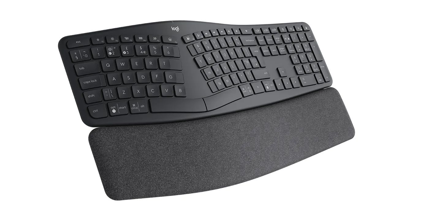 Logitech ERGO K860 FOR BUSINESS GRAPHITE/UK - BT - N/A - INTNL-973 — klawiatura