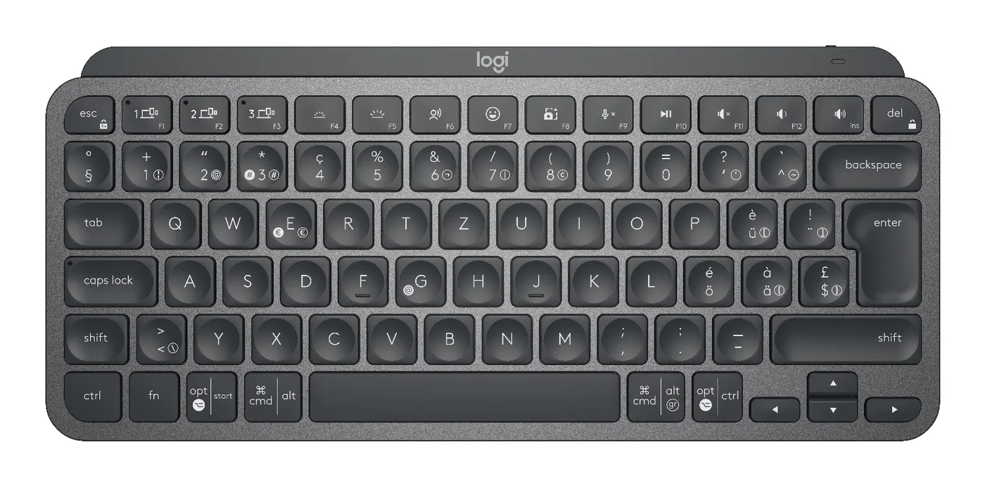 Logitech MXKEYS MINI WRLS ILLUMINATED KB/GRAPHITE - CH - CENTRAL — klawiatura