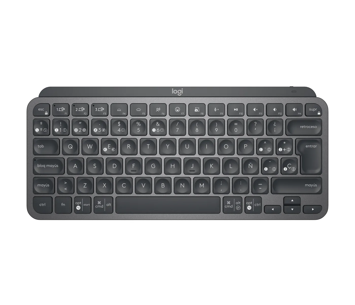 Logitech MX KEYS MINI FOR BUSINESS/GRAPHITE - ESP - MEDITER — klawiatura