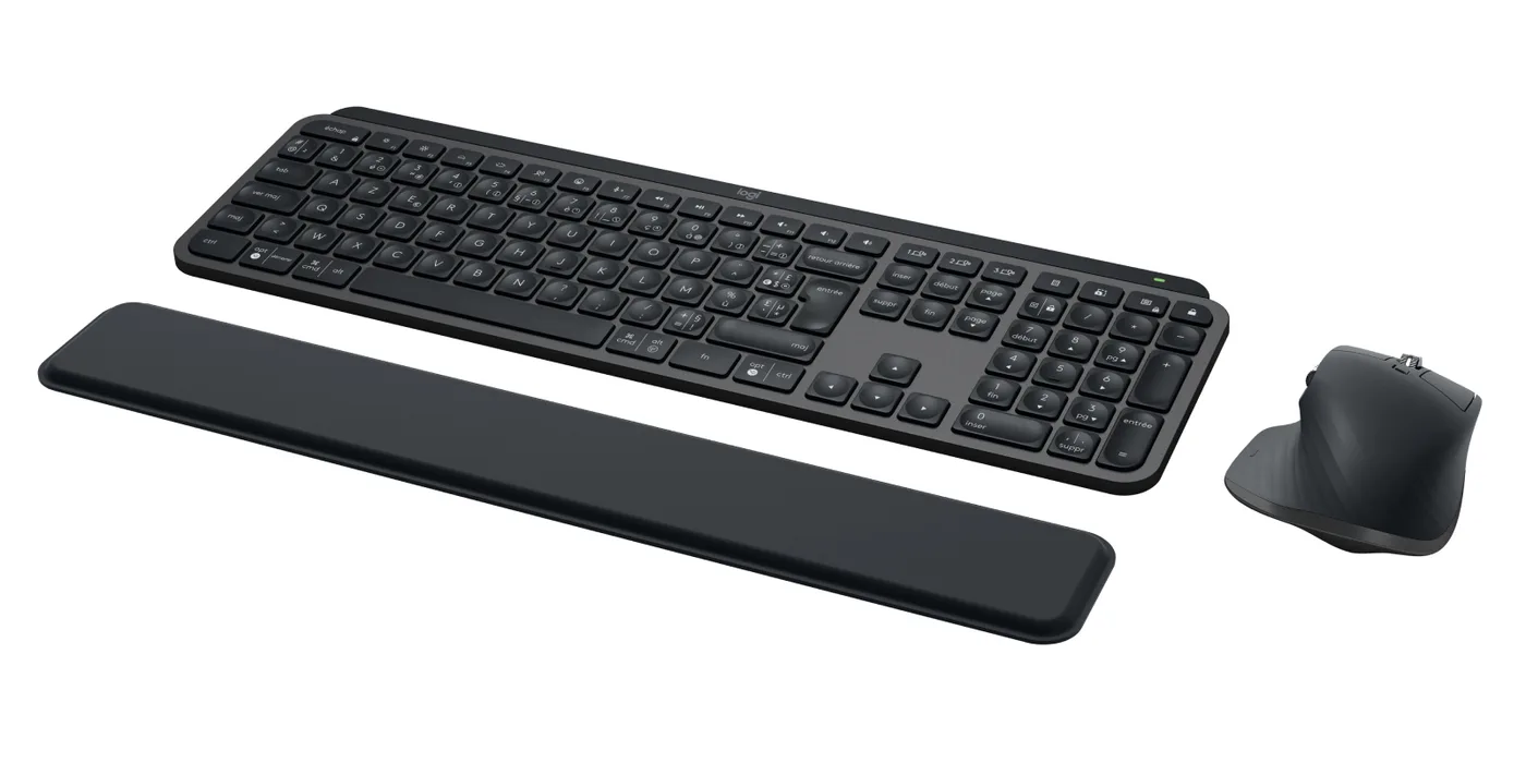 Logitech MX KEYS COMBO FOR BUSINESS GEN/2 - GRAPHITE - FRA - CENTRAL — klawiatura