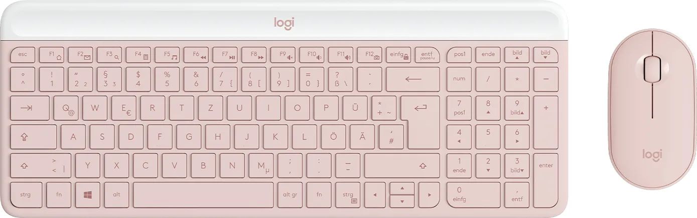 Logitech MK470 SLIM COMBO/-ROSE-DEU-CENTRAL-419 — klawiatura