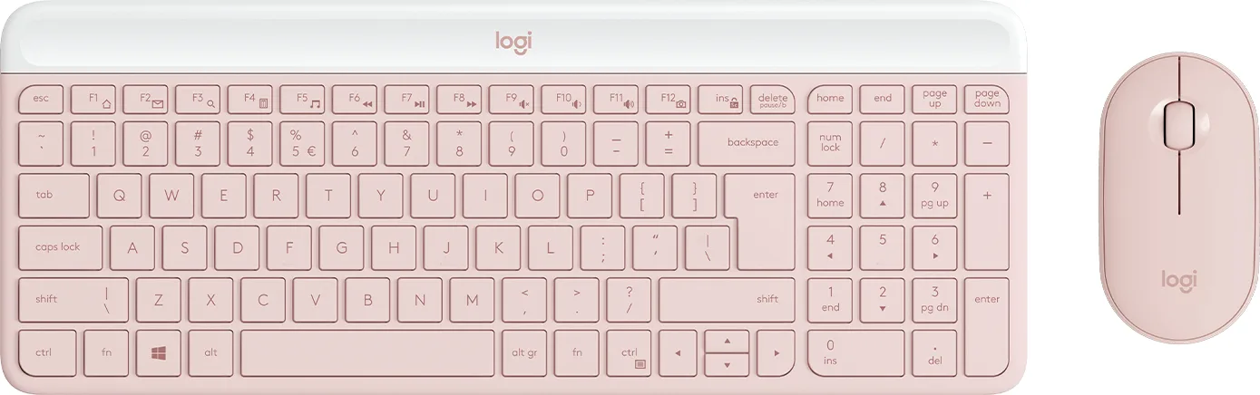 Logitech MK470 SLIM COMBO -ROSE-US/INTL-INTNL-973 — klawiatura
