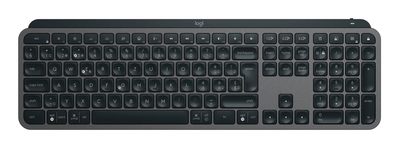 Logitech MX KEYS S - GRAPHITE - CH - BT/- N/A - CENTRAL-419 — klawiatura