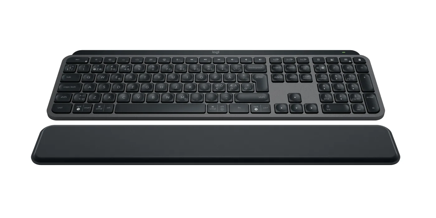Logitech MX KEYS S - GRAPHITE PAN - BT -/N/A NORDIC-613 PLUS PALMREST — klawiatura