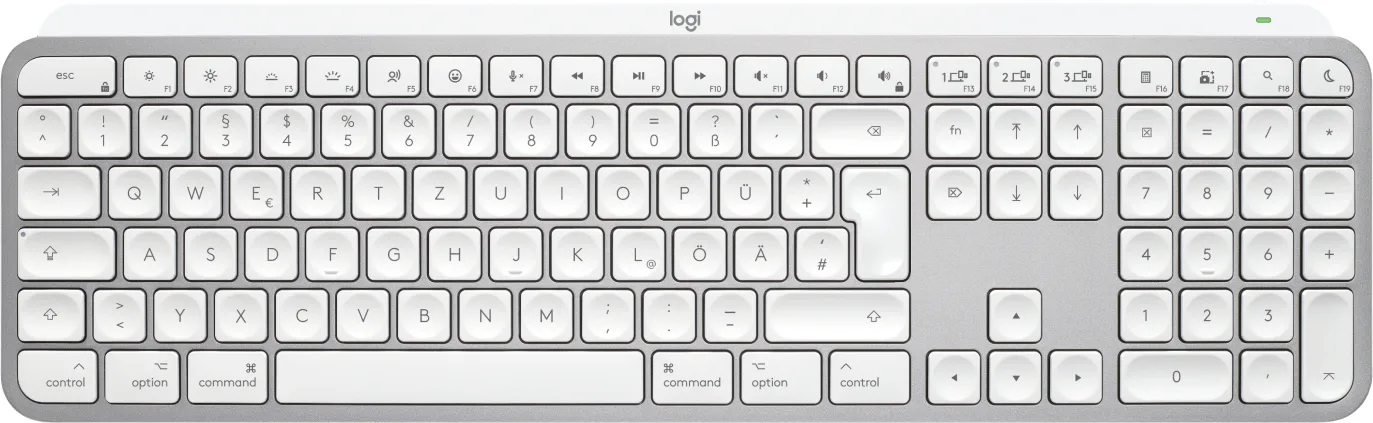 Logitech MX KEYS S FOR MAC/PALE GREY - DEU - EMEA 28-935 — klawiatura