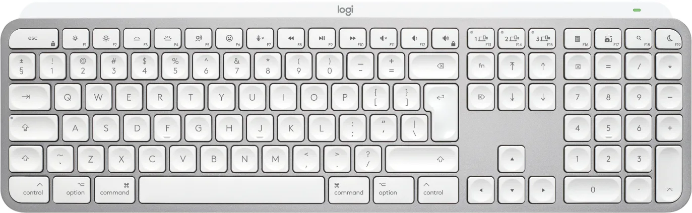 Logitech MX KEYS S FOR MAC/PALE GREY-US INTL-EMEA 28-935 — klawiatura