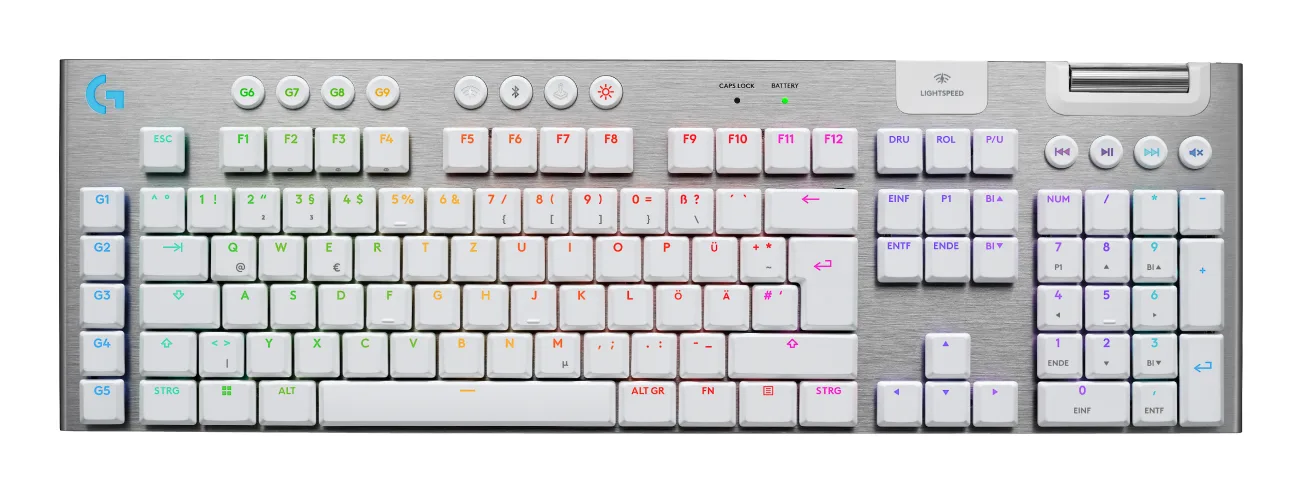 Logitech G915 X LIGHTSPEED/WRLS G KB-WHITE-DEU-EMEA28I-935 — klawiatura