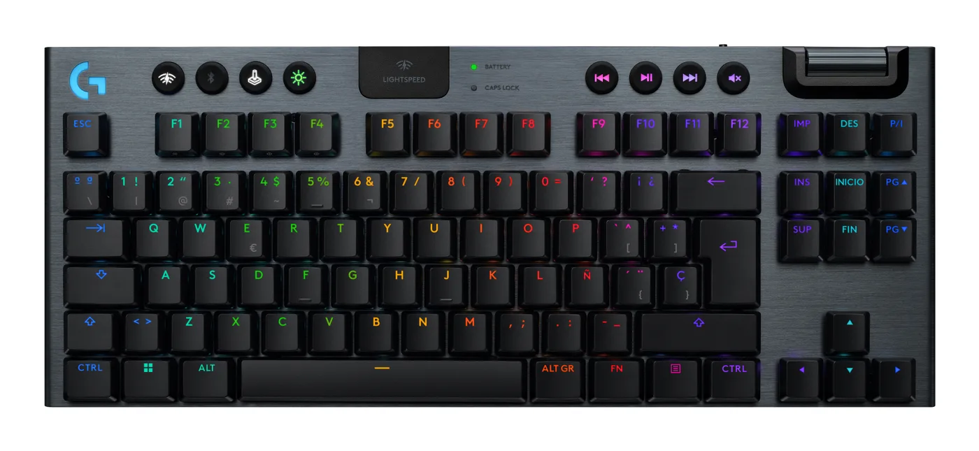Logitech G915 X LIGHTSPEED TKL LOW-PROFL/WRLS G KB-BLACK-ESP-EMEA28I-935 — klawiatura