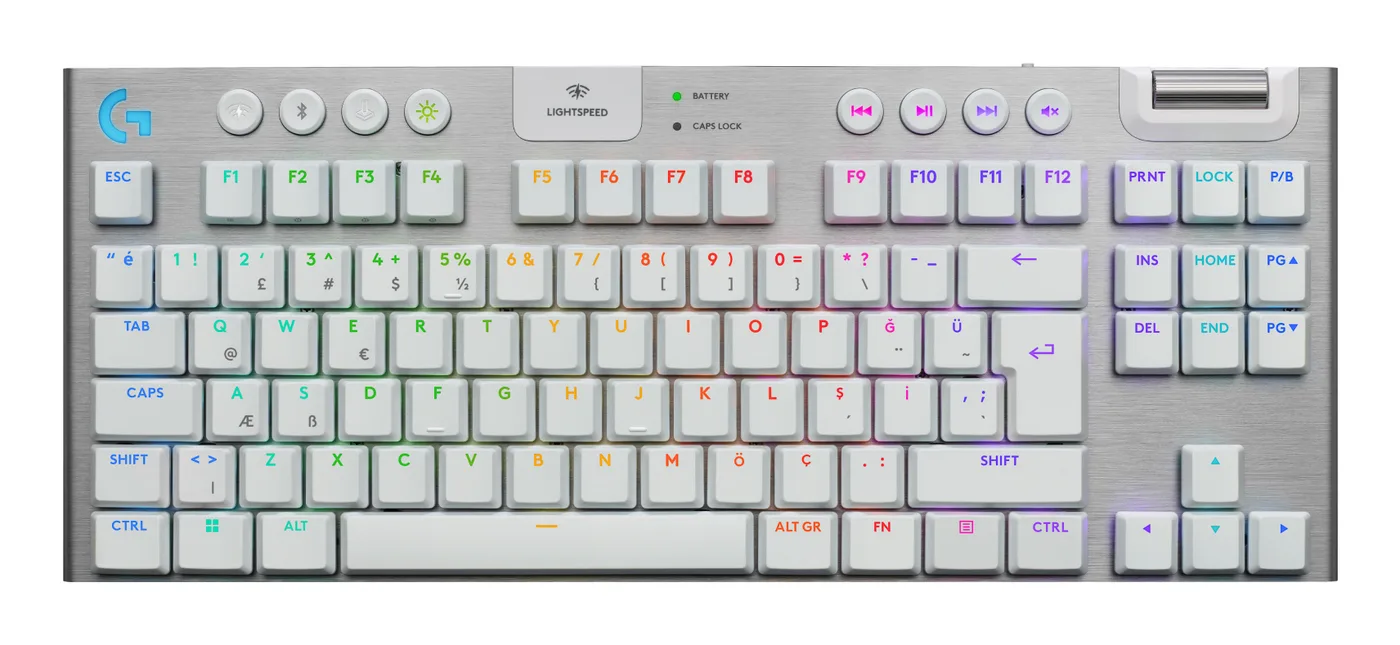 Logitech G915 X LIGHTSPEED TKL WRLS G KB/WHITE - US INTL - EMEA28I-935 — klawiatura