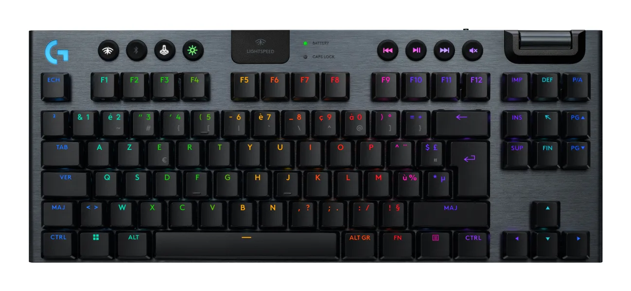 Logitech G915 X LIGHTSPEED WRLS CLICKY/G KB-BLACK-FRA-EMEA28I-935 — klawiatura