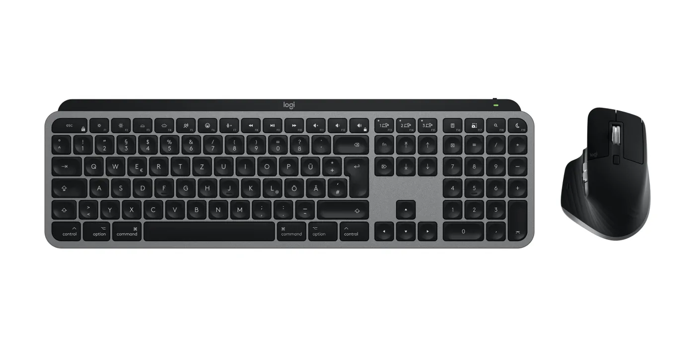 Logitech MX KEYS S COMBO FOR MAC/SPACE GREY - DEU - EMEA 28-935 — klawiatura