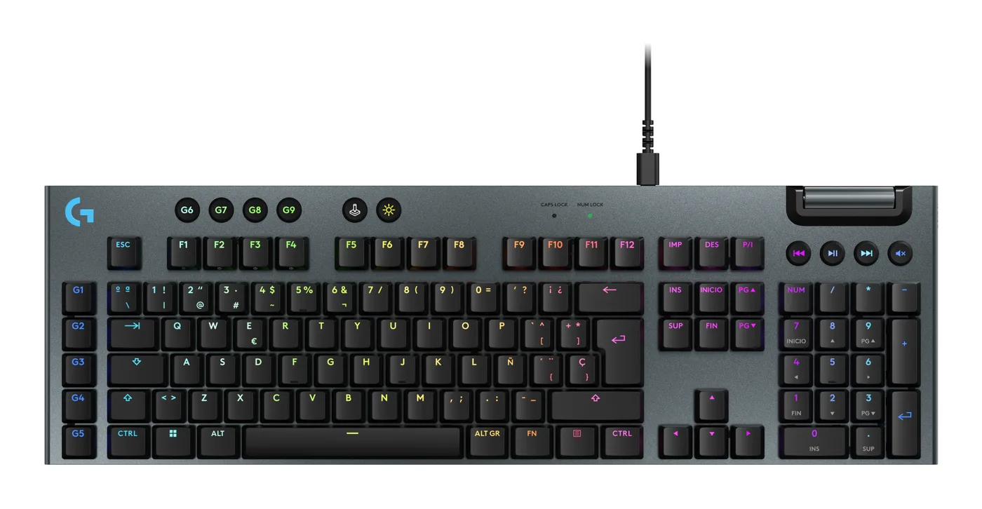 Logitech G915 X WIRED G KB/BLACK - ESP - EMEA28I-935 — klawiatura
