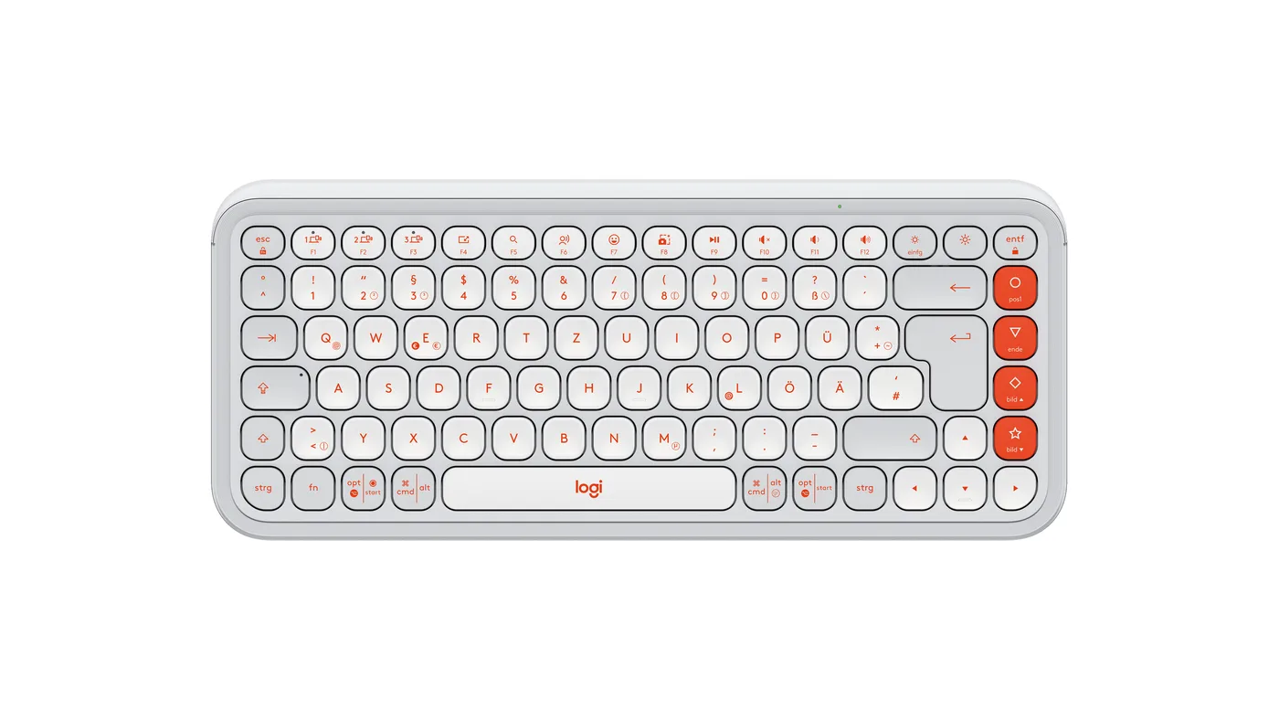 Logitech POP ICON KEYS/KB OFF WHITE - DEU - CENTRAL-419 — mysz