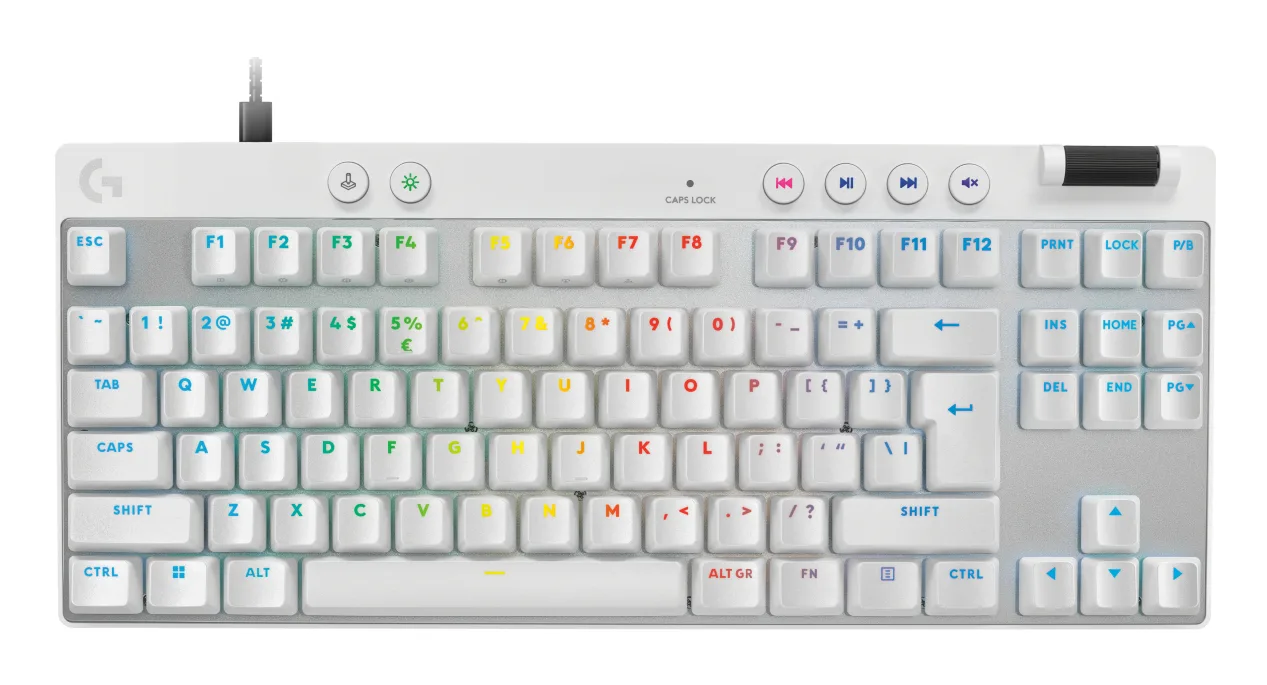 Logitech PRO X TKL RAPID/WHITE - US INTL - EMEA28I-935 — mysz