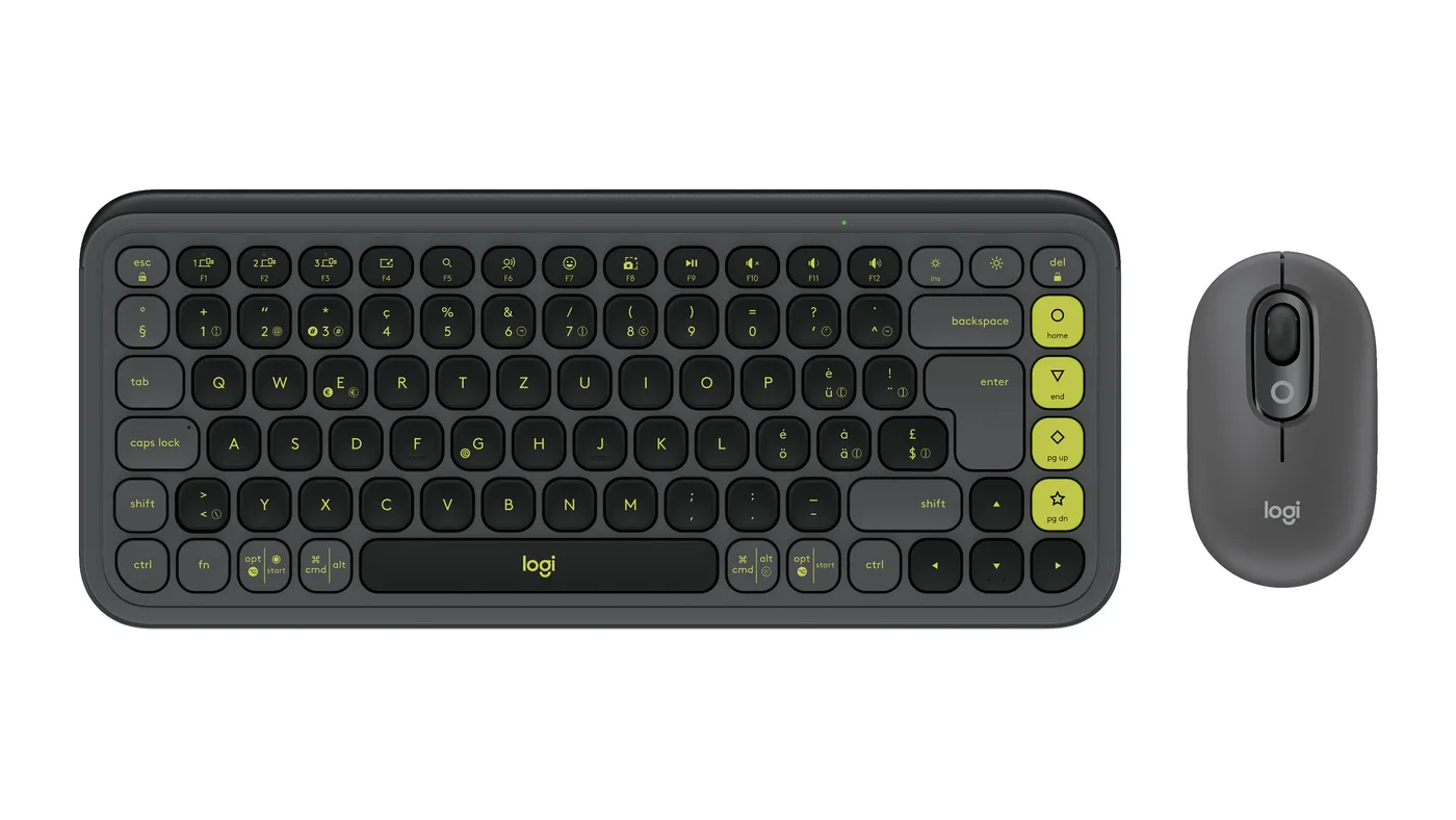 Logitech POP ICON COMBO MOUSE AND KB/GRAPHITE - CH - CENTRAL-419 — mysz