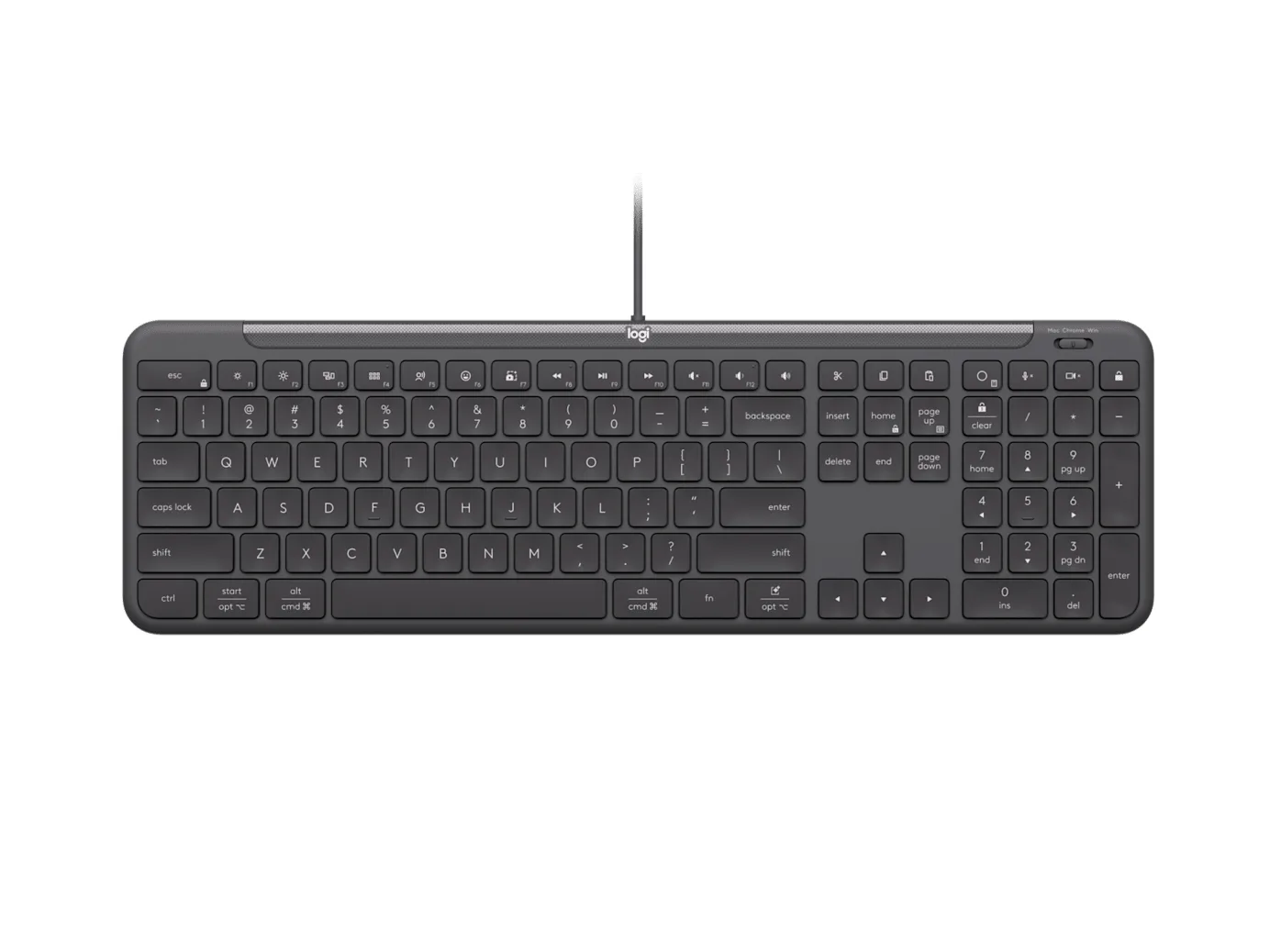 Logitech WIRED KB K620 FOR BUSINESS/GRAPHITE - PTG - MEDITER-412 — klawiatura