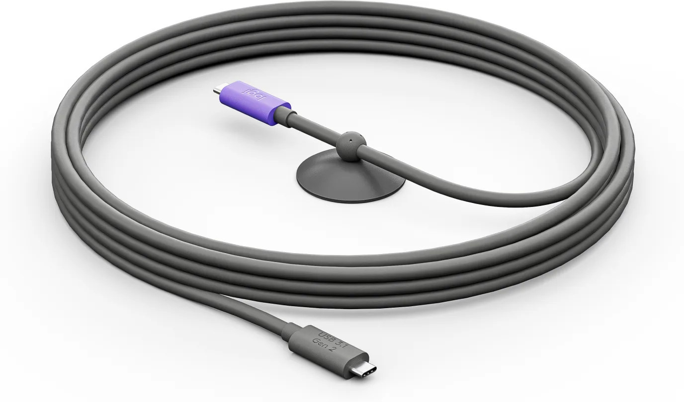 Logitech MEETUP 2 - GRAPHITE - ACCESSORY/WIRED N/A-WW-9006-5M USB CABLE — kabel audio-wideo