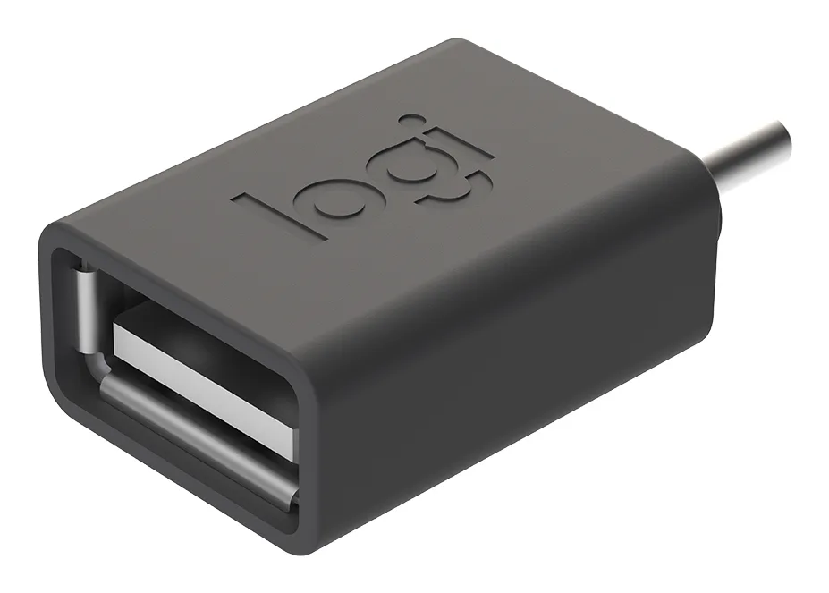 Logitech LOGI ADAPTOR USB-C TO A/N/A - EMEA — hub USB