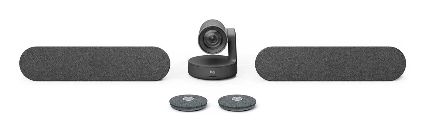 Logitech RALLY PLUS ULTRA-HD CONFERENCE/CAM BLACK - EMEA PLUG EU — zestaw do wideokonferencji