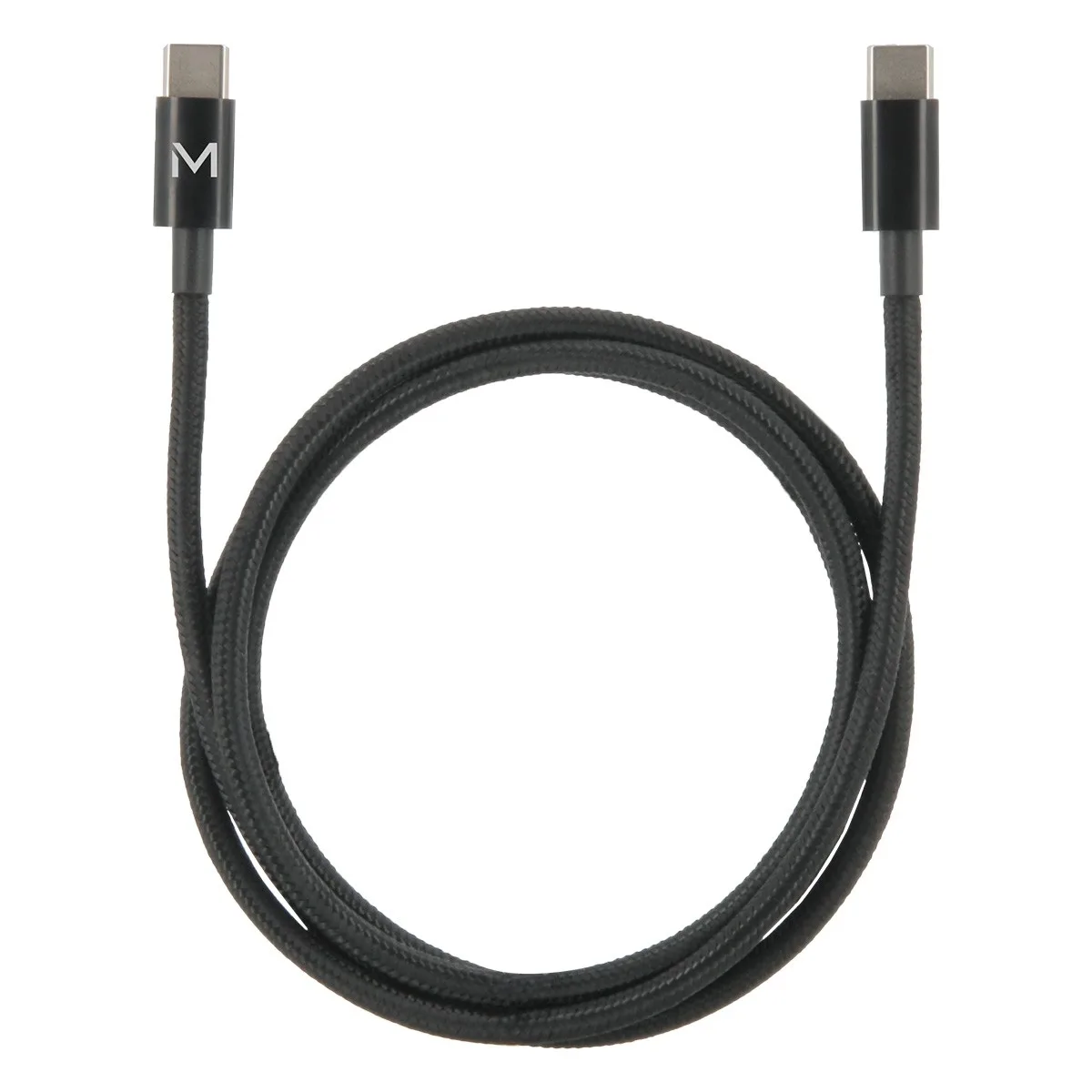 Mobilis CABLE USB C / USB C - 1M - 100W/BLACK — kabel USB