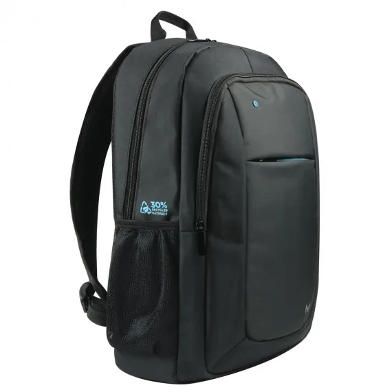 Mobilis THEONE BACKPACK 14-15.6ININ/BLUE ZIP 30 PERCENT RECYCLED — torba