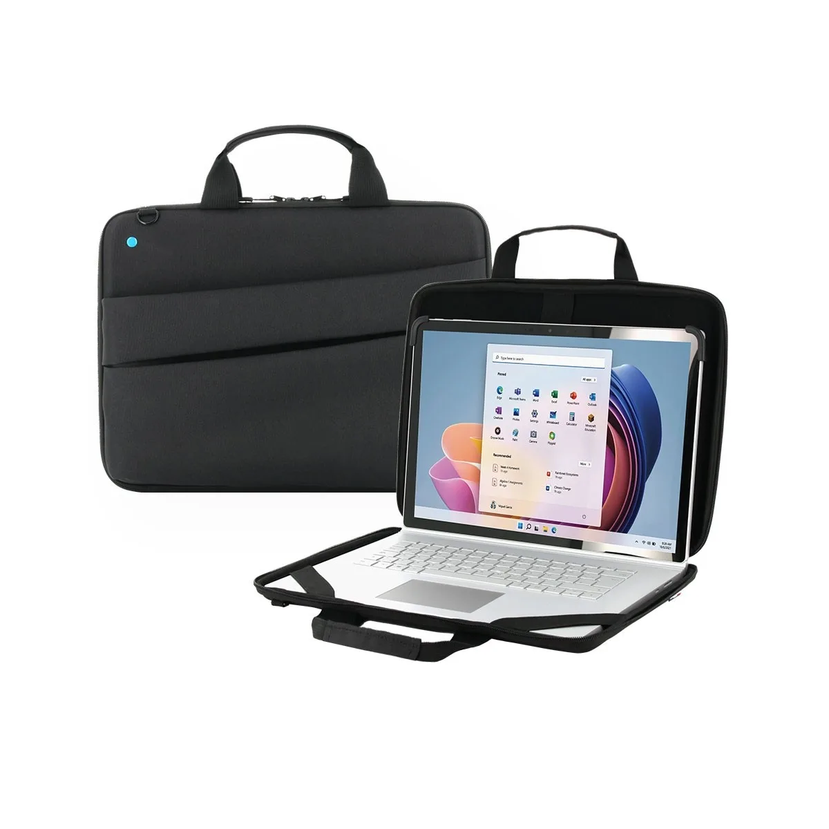 Mobilis THEONE RUGGED CASE CLAMSHELL/12.5-14IN - BLACK - 20PERCENT RE — torba