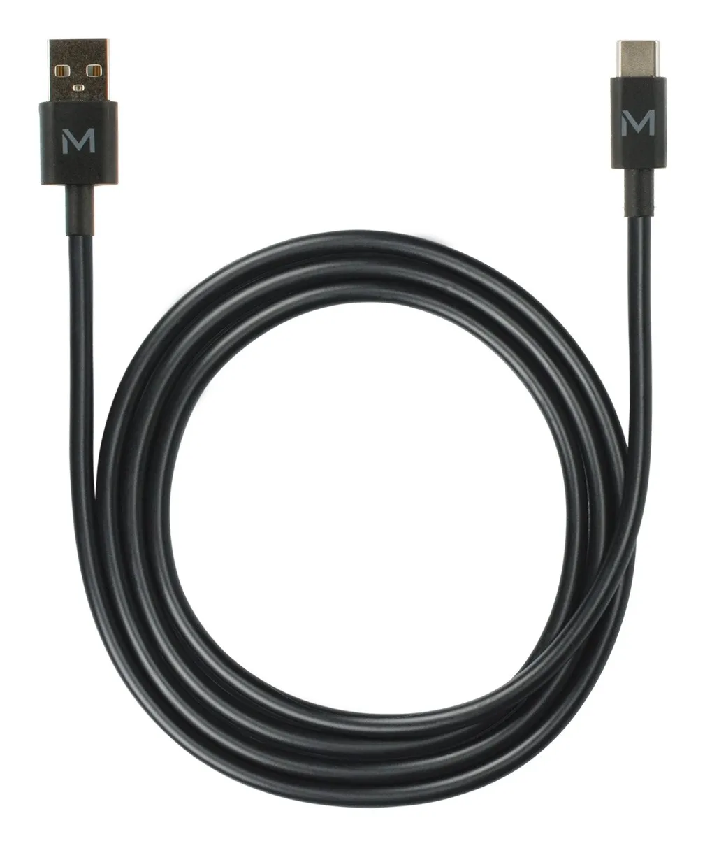 Mobilis ENERGIA CABLE - USB A / USB C/1M - BLACK — kabel USB