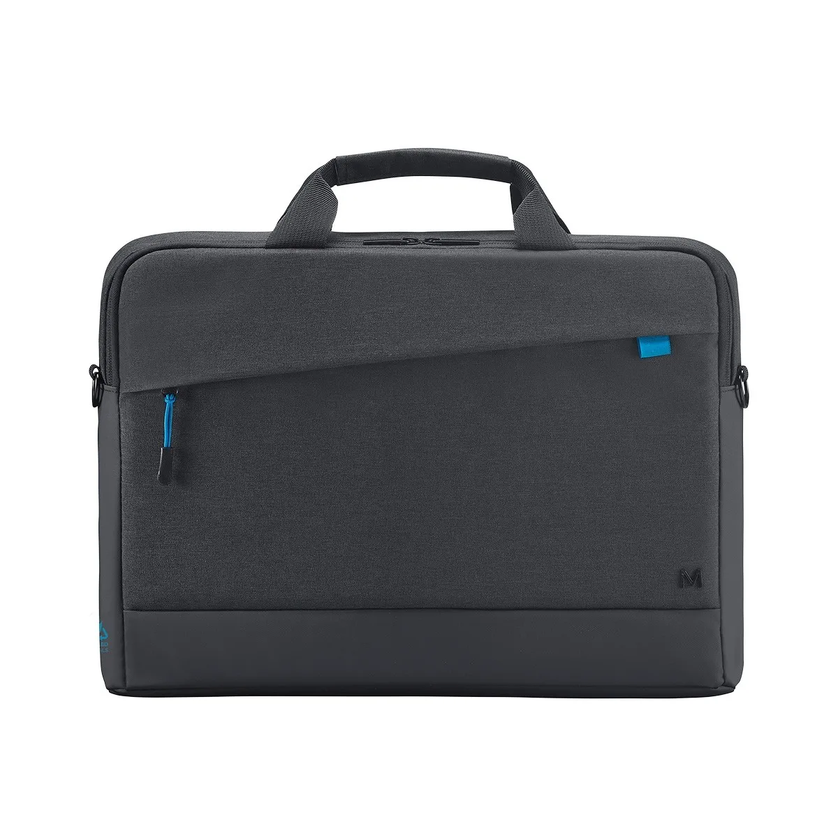 Mobilis TRENDY BRIEFCASE 14-16IN BLACK/35 PERCENT RECYCLED — torba