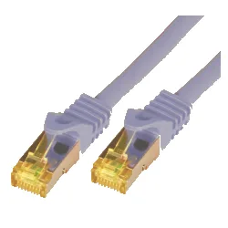Mcab CAT7 SFTP RJ45 LSZH 0.25M GREY/10GBIT RAW PATCH CABLE — kabel Ethernet