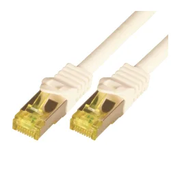 Mcab CAT7 SFTP RJ45 LSZH 0.5M WHITE/10GBIT RAW PATCH CABLE — kabel Ethernet