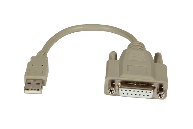 Mcab 20CM USB-A STECKER / D-SUB15P/USB 2.0 ADAPTERKABEL GAME PORT — kabel USB