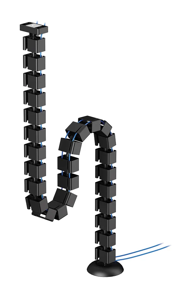 Neomounts Cable Spine Organizer for sit/stand desk frames, magnet mounted, black — akcesorium do monitorów