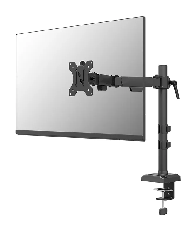 Neomounts NERO Single Flat Screen Desk Mount (phone holder+Quick-fix clamp/grommet) — uchwyt do monitora