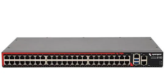 Opengear 48 SERIAL PT2X10GBE SFP+5G/2X1GBE2MEM2GB FLASHC14 PWR CHRD