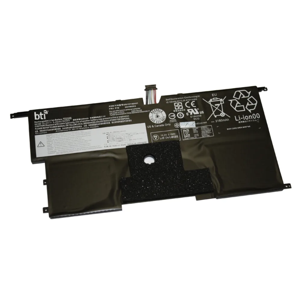 Origin Storage BTI 4C BATTERY LENOVO THINKPAD/CARBON 3RD GEN OEM: 00HW003 — bateria lub zasilacz do laptopa