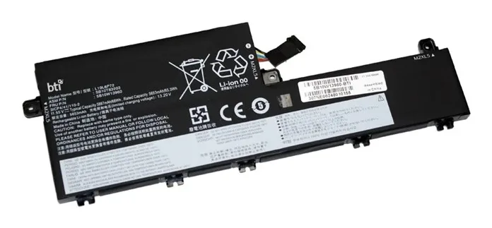 Origin Storage BTI 6C BATTERY TP P15P G1 G3/OEM: L19C6P72 SB10T83203 — bateria lub zasilacz do laptopa