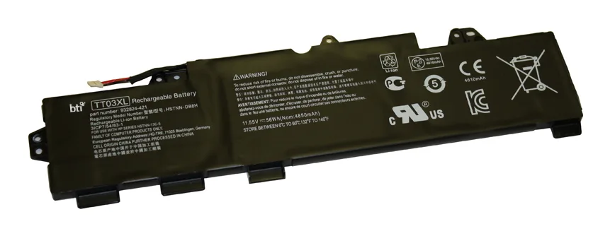 Origin Storage BTI 4C BATTERY ELITEBOOK 850G5/OEM:TT03XL 933322-855 932824-421 — bateria lub zasilacz do laptopa