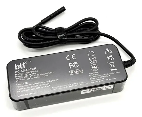 Origin Storage BTI 127W 15V 8A AC ADAPTER/SURFACE CONNECTOR - EU-VERSION — bateria lub zasilacz do laptopa