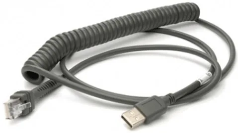 Honeywell Cable: USB, black, Type A, 2.9m (9.5´), coiled, host power — akcesorium do czytników kodów