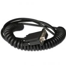 Honeywell Cable: RS232 (5V signals), black, DB9 Female, 3m (9.8´), coiled, 5V external power with option power on pin 9, w/o ferrite