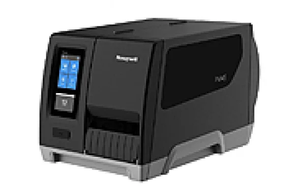Honeywell PM45 Compact, Full Touch Display, Ethernet, Short Door,Fixed Hanger, Rewinder + label taken sense, TT, 203 DPI, No Power Cord