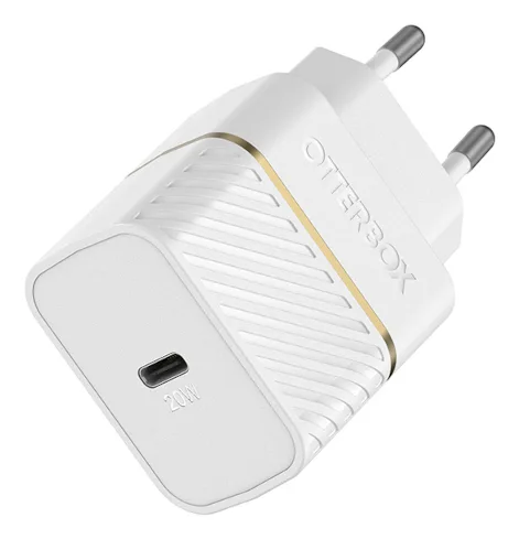 OTTERBOX EU WALL CHARGER 20W -/1X USB-C 20W USB-PD WHITE — kabel USB